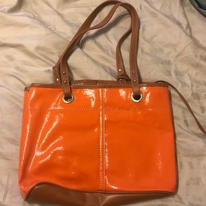 NineWest purse Bright Orange - matching coin purse